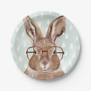 Four-Eyed Forester   Bunny Rabbit Paper Plate