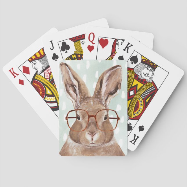 Four-Eyed Forester | Bunny Rabbit Playing Cards (Back)