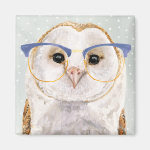 Four-Eyed Forester Wise Owl Magnet