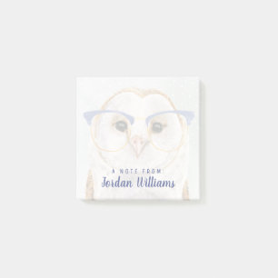 Four-Eyed Forester Wise Owl Post-it Notes