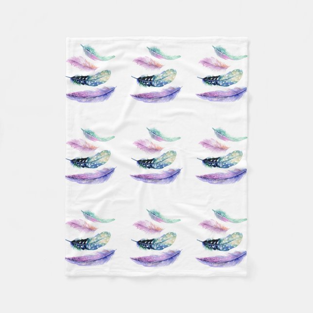 Four Feather Fleece Blanket (Front)