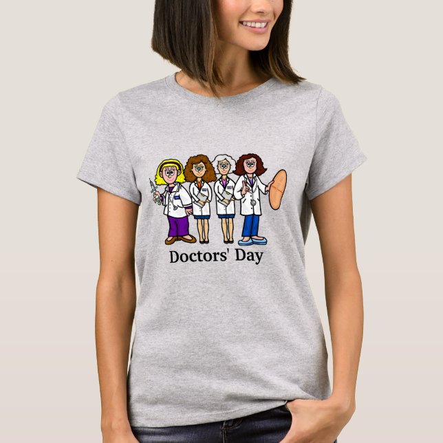 Four Female Doctors T-Shirt (Front)