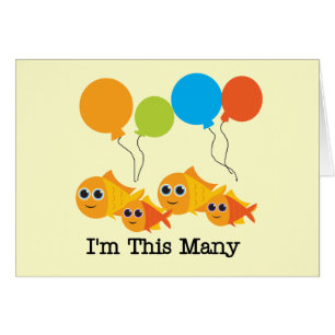 Four Fish I'm This Many Tshirts and Gifts