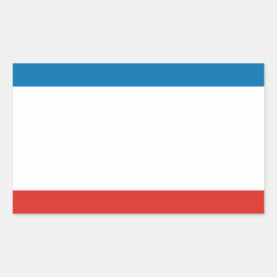 FOUR Flag of Crimea Rectangular Sticker