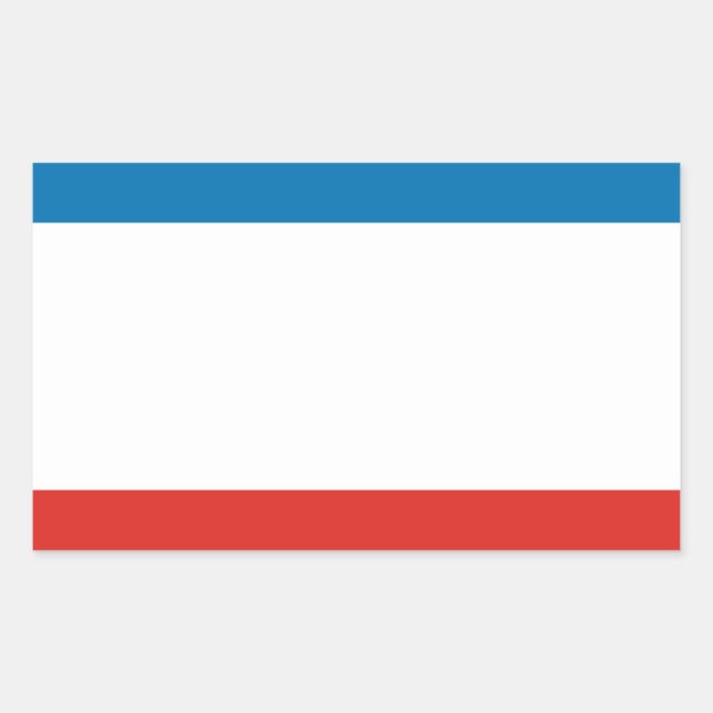 FOUR Flag of Crimea Rectangular Sticker (Front)