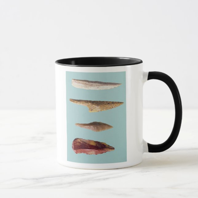 Four Flint Tools Mug (Right)