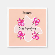 Four floral pink flowers