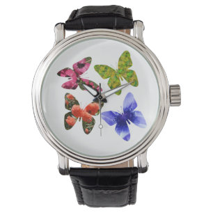 Four Flower Butterflies, Watch