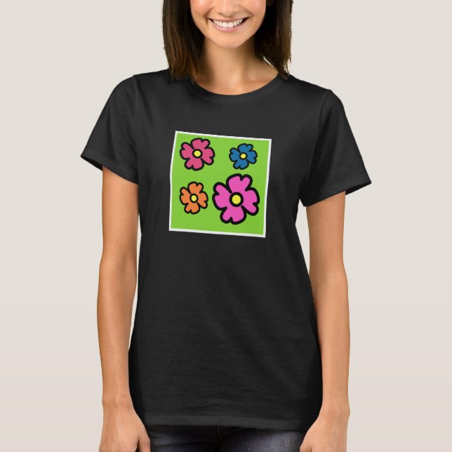 Four Flowers T-Shirt (Front)