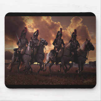 Four French Cuirassiers Mouse Pad