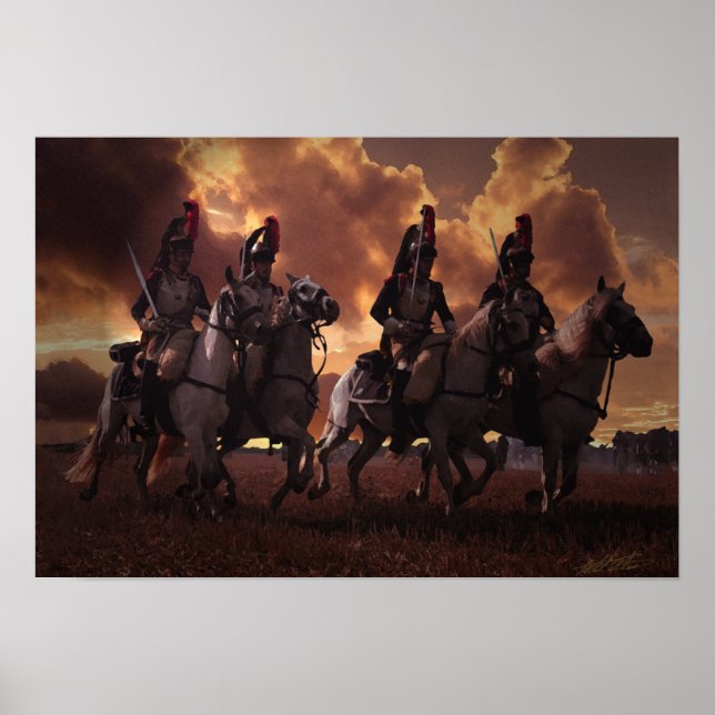 Four French Curaissiers Poster (Front)