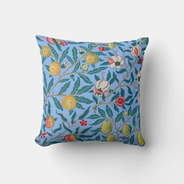 Four Fruit, William Morris Cushion (Front)