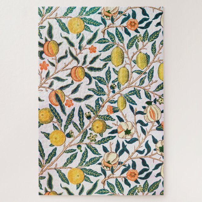 Four Fruit, William Morris Jigsaw Puzzle (Vertical)