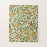 Four Fruit, William Morris Jigsaw Puzzle<br><div class="desc">William Morris (24 March 1834 – 3 October 1896) was a British textile designer, poet, novelist, translator, and socialist activist associated with the British Arts and Crafts Movement. He was a major contributor to the revival of traditional British textile arts and methods of production. His literary contributions helped to establish...</div>