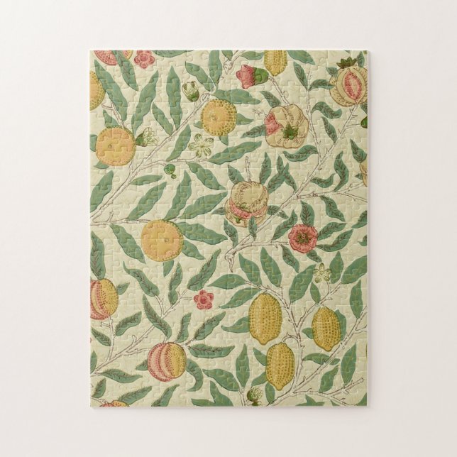 Four Fruit, William Morris Jigsaw Puzzle (Vertical)