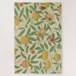 Four Fruit, William Morris Jigsaw Puzzle<br><div class="desc">William Morris (24 March 1834 – 3 October 1896) was a British textile designer, poet, novelist, translator, and socialist activist associated with the British Arts and Crafts Movement. He was a major contributor to the revival of traditional British textile arts and methods of production. His literary contributions helped to establish...</div>