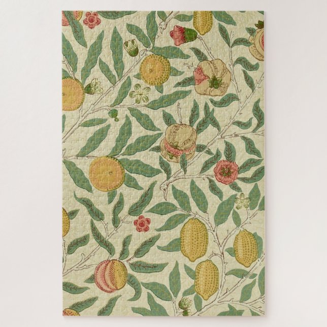 Four Fruit, William Morris Jigsaw Puzzle (Vertical)