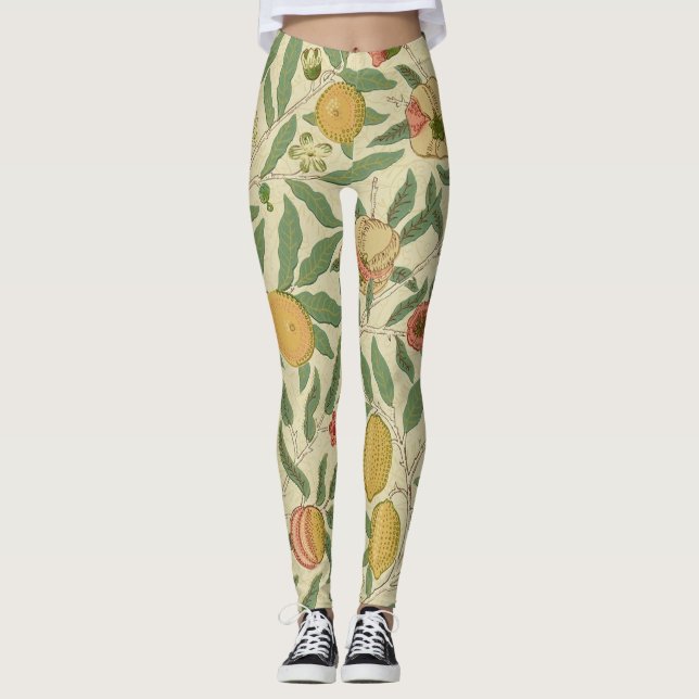 Four Fruit, William Morris Leggings (Front)