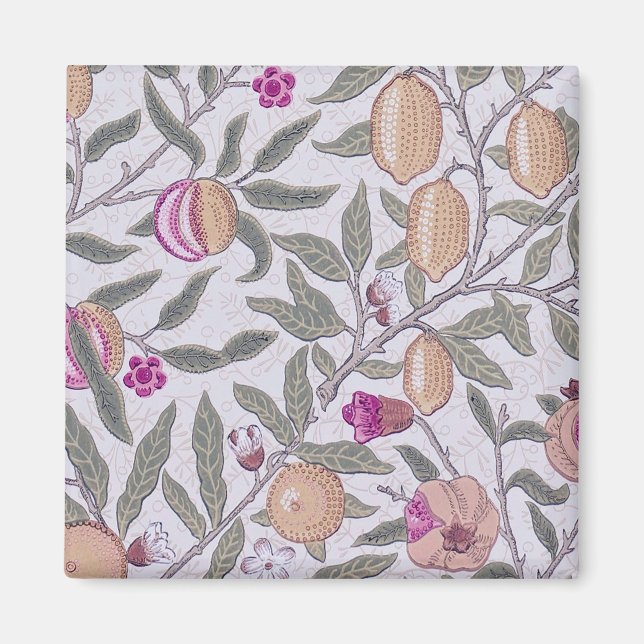 Four Fruit, William Morris Magnet (Front)