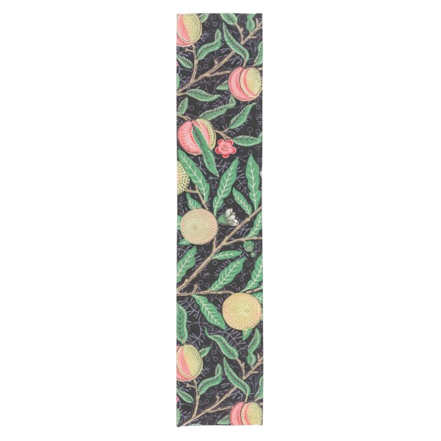 Four Fruit, William Morris Short Table Runner (Front)