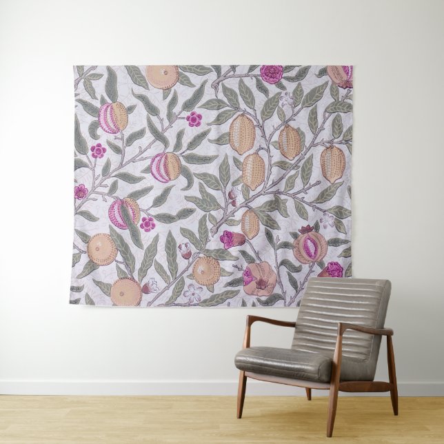 Four Fruit, William Morris Tapestry (In Situ (Horizontal))