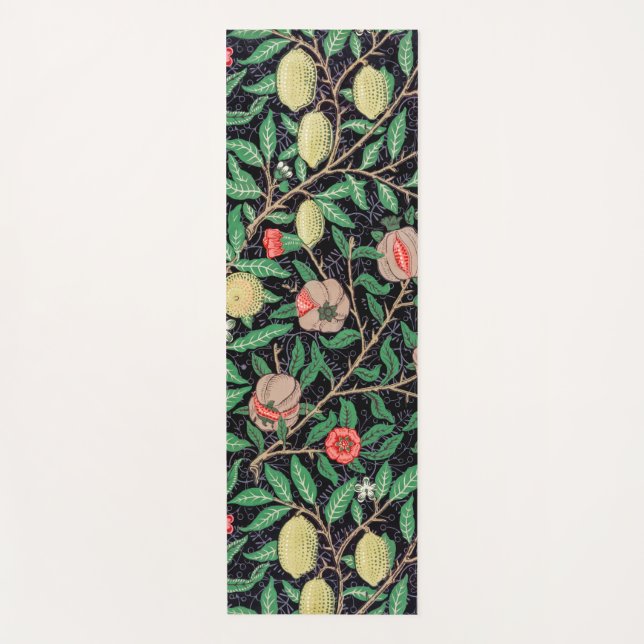 Four Fruit, William Morris Yoga Mat (Front)