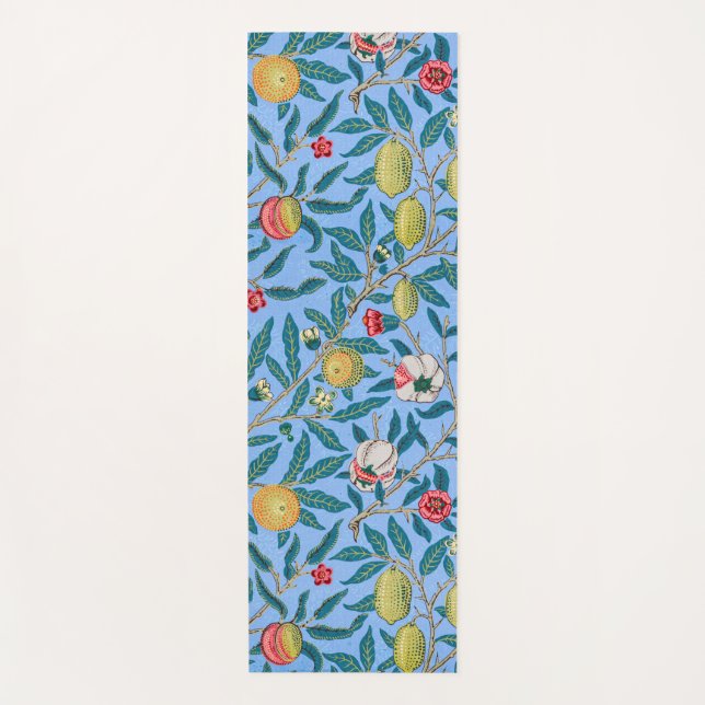 Four Fruit, William Morris Yoga Mat (Front)