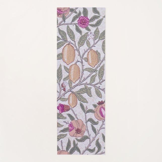 Four Fruit, William Morris Yoga Mat (Front)
