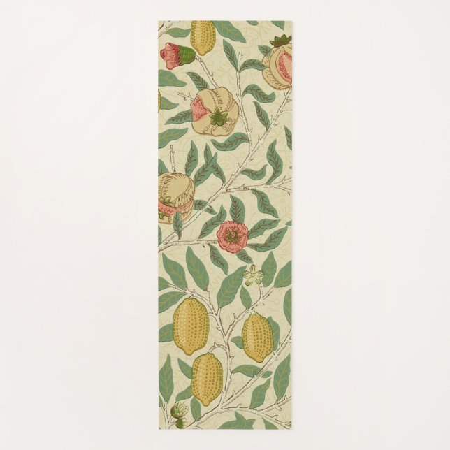 Four Fruit, William Morris Yoga Mat (Front)