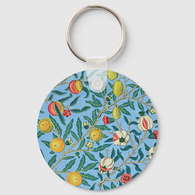 Four Fruits by William Morris Key Ring (Front)