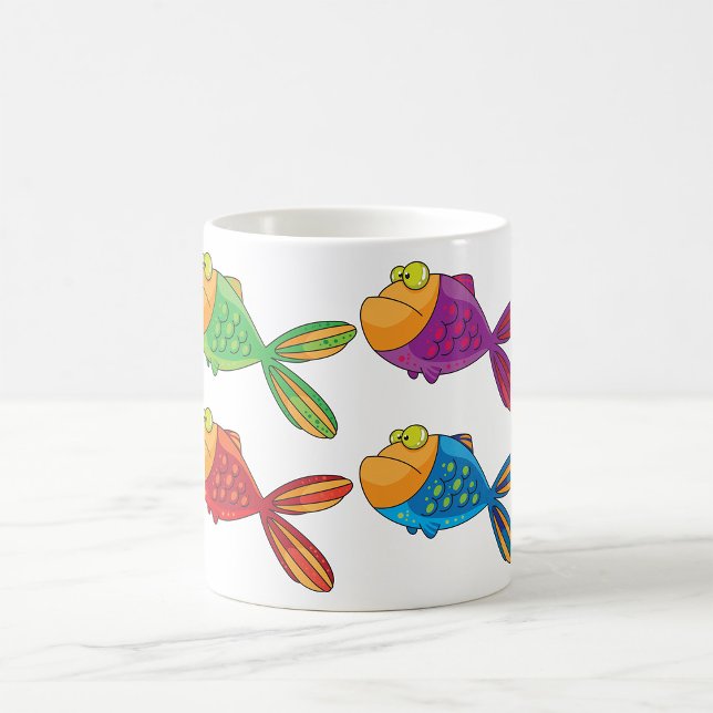 Four Funny Fish Coffee Mug (Creator Uploaded)