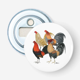 Four Gamecocks Bottle Opener