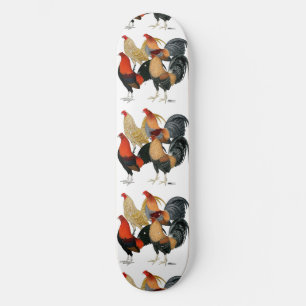Four Gamecocks Skateboard