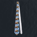 Four Gamecocks Tie<br><div class="desc">Game fowl have an association with mankind going back thousands of years.  These handsome dudes are truly gorgeous critters.</div>