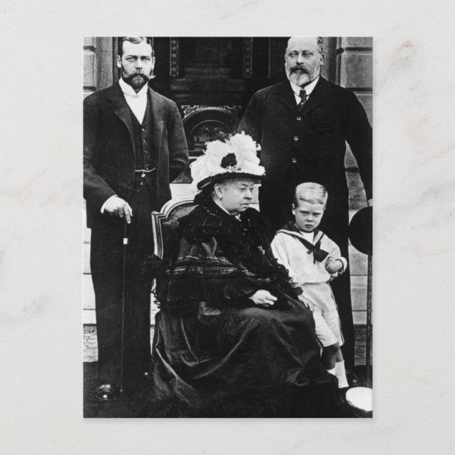 Four Generations of Victorian Royalty Postcard (Front)