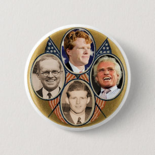 Four Generatrions of Joe Kennedys 6 Cm Round Badge