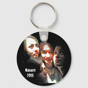 Four Girls in Manado Key Ring