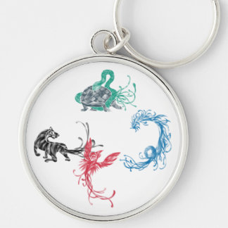 Four Gods Key Ring