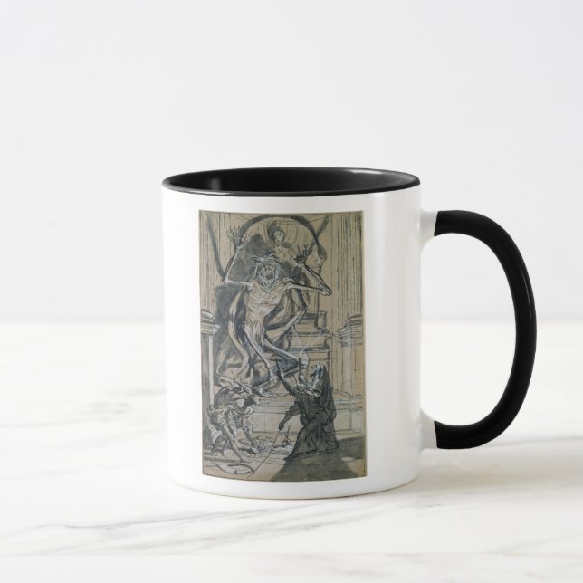 Four Grave Robbers awaken a Ghost Mug (Right)