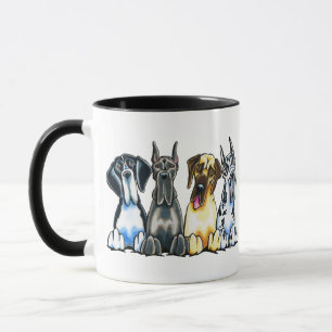 Four Great Danes Mug