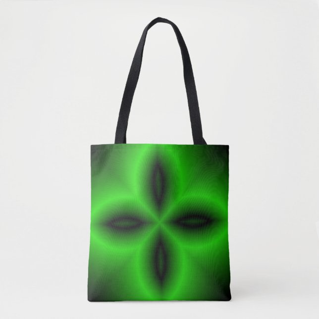 Four Green Petals Tote Bag (Front)