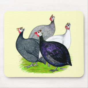 Four Guineas Mouse Pad