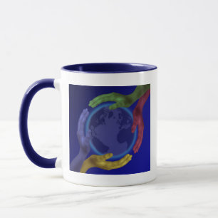 Four Hands on Earth Mug