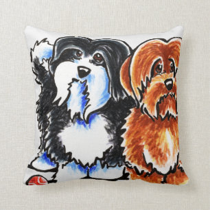 Four Havanese Cushion