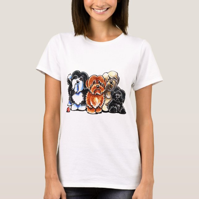 Four Havanese T-Shirt (Front)