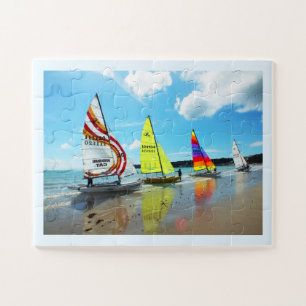 Four Hobie boats Jigsaw Puzzle
