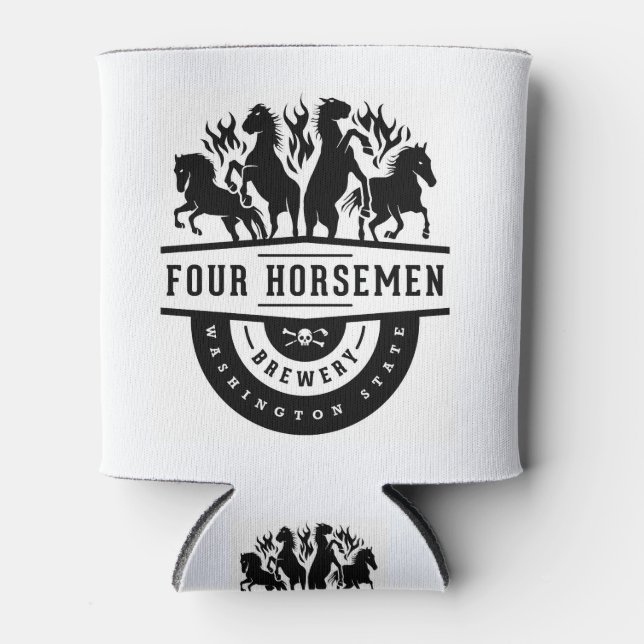 Four Horsemen Brewery Koozie Can Cooler (Front)