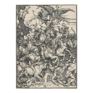 Four Horsemen of the Apocalypse by Durer Photo Print