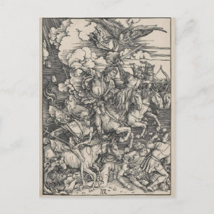 Four Horsemen of the Apocalypse by Durer Postcard