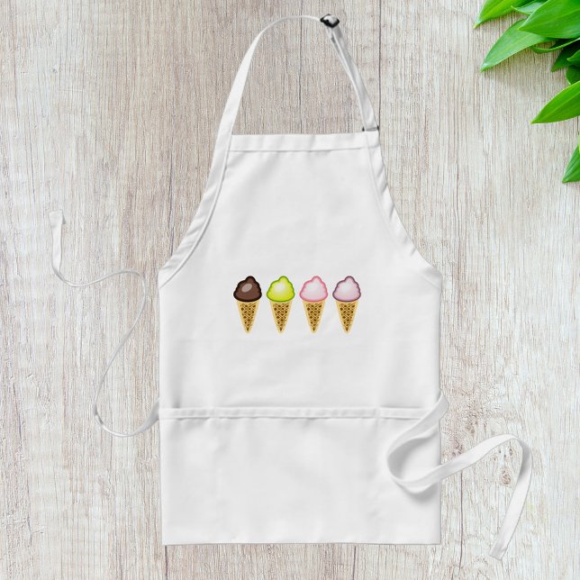Four Ice Creams Standard Apron (Creator Uploaded)